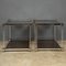 20th Century Acrylic & Brass Side Tables, 1970s, Set of 2 2