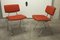 Orange Compass Chairs by Pierre Guariche for Huchers-Minvielle, France, 1955, Set of 2 24