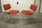 Orange Compass Chairs by Pierre Guariche for Huchers-Minvielle, France, 1955, Set of 2 23