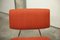Orange Compass Chairs by Pierre Guariche for Huchers-Minvielle, France, 1955, Set of 2 28