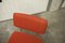 Orange Compass Chairs by Pierre Guariche for Huchers-Minvielle, France, 1955, Set of 2 9