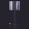 Minerva Touch Lamp in Glossy Black from Les First, Image 3