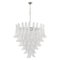 Murano Glass Petal Suspension Lamp, Italy 2