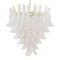 Murano Glass Petal Suspension Lamp, Italy 1