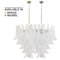 Vintage Petal Suspension Lamp in Murano Glass, Italy, Image 12