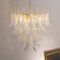 Vintage Petal Suspension Lamp in Murano Glass, Italy 4