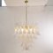 Vintage Petal Suspension Lamp in Murano Glass, Italy, Image 3