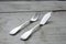 Silver Brick Lane Collection Cutlery Pieces from KnIndustrie, Set of 24 3