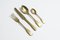 Gold Brick Lane Collection Cutlery Pieces, Set of 24 1