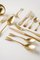 Gold Brick Lane Collection Cutlery Pieces, Set of 24 8