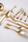 Gold Brick Lane Collection Cutlery Pieces, Set of 24 12