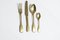 Gold Brick Lane Collection Cutlery Pieces, Set of 24 4