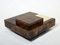 Goatskin Parchment and Brass Coffee Table by Aldo Tura, 1960, Image 10