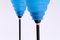 Vintage Floor Lamps in Black and Blue from Ikea, 1980s, Set of 2 4