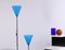 Vintage Floor Lamps in Black and Blue from Ikea, 1980s, Set of 2 16