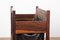 Danish Magazine Rack in Rosewood and Leather, 1960 10