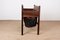 Danish Magazine Rack in Rosewood and Leather, 1960 6