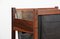 Danish Magazine Rack in Rosewood and Leather, 1960, Image 8