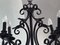 Large Artistically Wrought Iron Chandelier 5