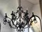 Large Artistically Wrought Iron Chandelier 8