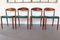 Dining Chairs in Teak by Knud Andersen for JCA Jensen, 1960s, Set of 4, Image 3
