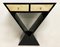 Table Console Triangulaire Vintage, Italie, 1970 1