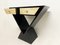 Table Console Triangulaire Vintage, Italie, 1970 3