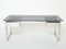 Desk in Brushed Steel and Smoked Glass by Patrice Maffei for Kappa, 1970, Image 10