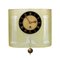 Art Deco Etched Glass Pendulum Clock by Glösner, 1930s 1