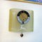 Horloge Pendule Art Déco en Verre Gravé par Glösner, 1930s 5