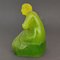 Pate De Verre Woman with Shawl and Necklace Paperweight by Amalric Walter and Alfred Finot 8