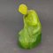 Pate De Verre Woman with Shawl and Necklace Paperweight by Amalric Walter and Alfred Finot 4