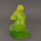 Pate De Verre Woman with Shawl and Necklace Paperweight by Amalric Walter and Alfred Finot 6