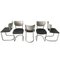 Mid-Century Model 2011 Chairs by De Wit Brothersor for De Wit Schiedam, Set of 10 2