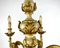 Large Antique Carved Giltwood Chandelier, Italy, 1930s, Image 7