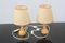 Elm Wood and Paper Bedside Lamps, 1970s, Set of 2, Image 7