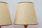Elm Wood and Paper Bedside Lamps, 1970s, Set of 2, Image 3