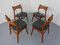 Teak Model 310 Dining Chairs by Erik Buch for Chr. Christensen, 1960s, Set of 4, Image 1