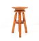 Mid-Century Modern Pine Swivel Stool, 1970s 5