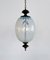 Mid-Century Italian Brass and Opaline Murano Glass Pendant, 1970s, Image 6