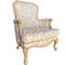French Louis XV Berguere with a Floral Provencal Fabric, Image 4