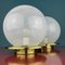 Swirl Murano Glass Table Lamps by F.Fabbian, Italy, 1970s, Set of 2 11