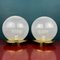 Swirl Murano Glass Table Lamps by F.Fabbian, Italy, 1970s, Set of 2, Image 1