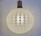 Mid-Century Golf Ball-Shaped Glass Pendant Lamp, 1960s, Image 5