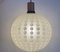 Mid-Century Golf Ball-Shaped Glass Pendant Lamp, 1960s, Image 6