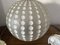 Mid-Century Golf Ball-Shaped Glass Pendant Lamp, 1960s, Image 21