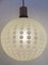 Mid-Century Golf Ball-Shaped Glass Pendant Lamp, 1960s, Image 10