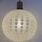 Mid-Century Golf Ball-Shaped Glass Pendant Lamp, 1960s, Image 11