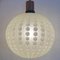 Mid-Century Golf Ball-Shaped Glass Pendant Lamp, 1960s, Image 9