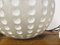 Mid-Century Golf Ball-Shaped Glass Pendant Lamp, 1960s, Image 7